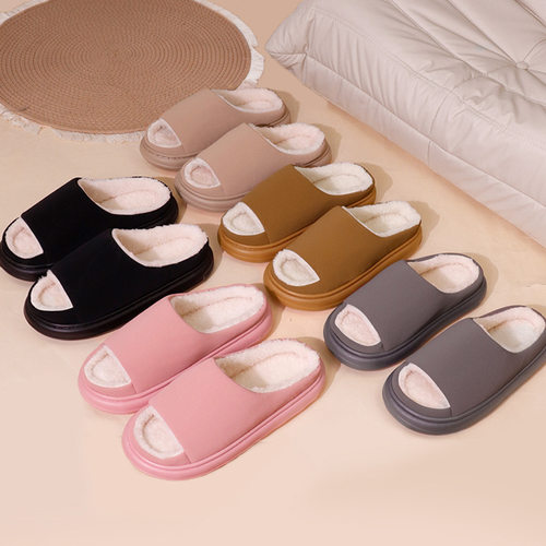 脚趾拖鞋拖鞋居家保暖防滑棉鞋