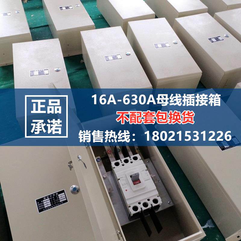 厂家直销 母线槽插接箱 母排配件 100A 160A 200A 250A 400A 630A