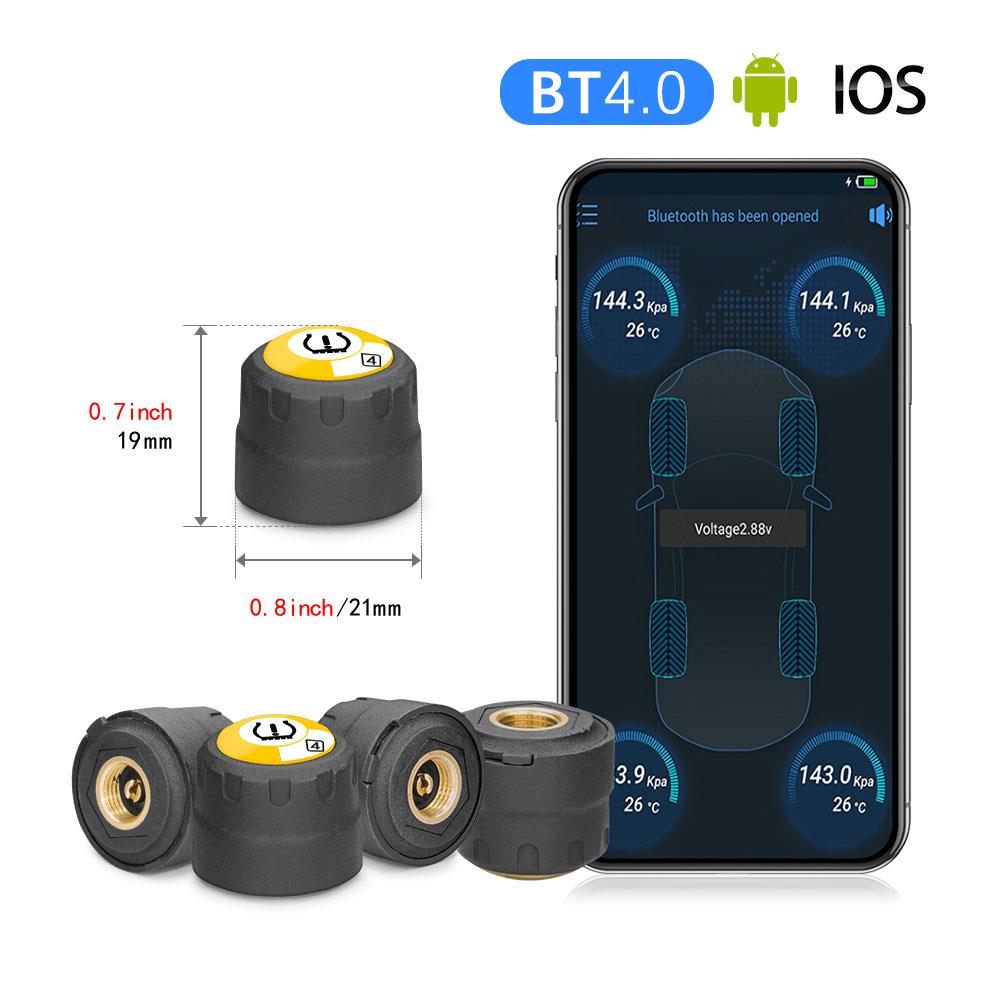 汽车蓝牙低功耗4.0 BLE TPMS 外置胎压监测 传感器 支持安卓苹果