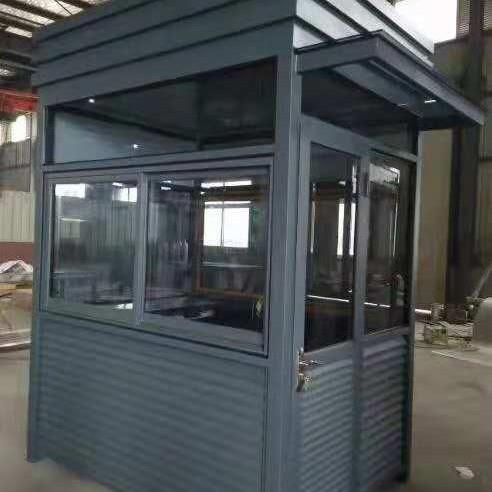 多款不锈钢收费岗亭简易挡雨保安岗亭学校小区保安室值班岗亭