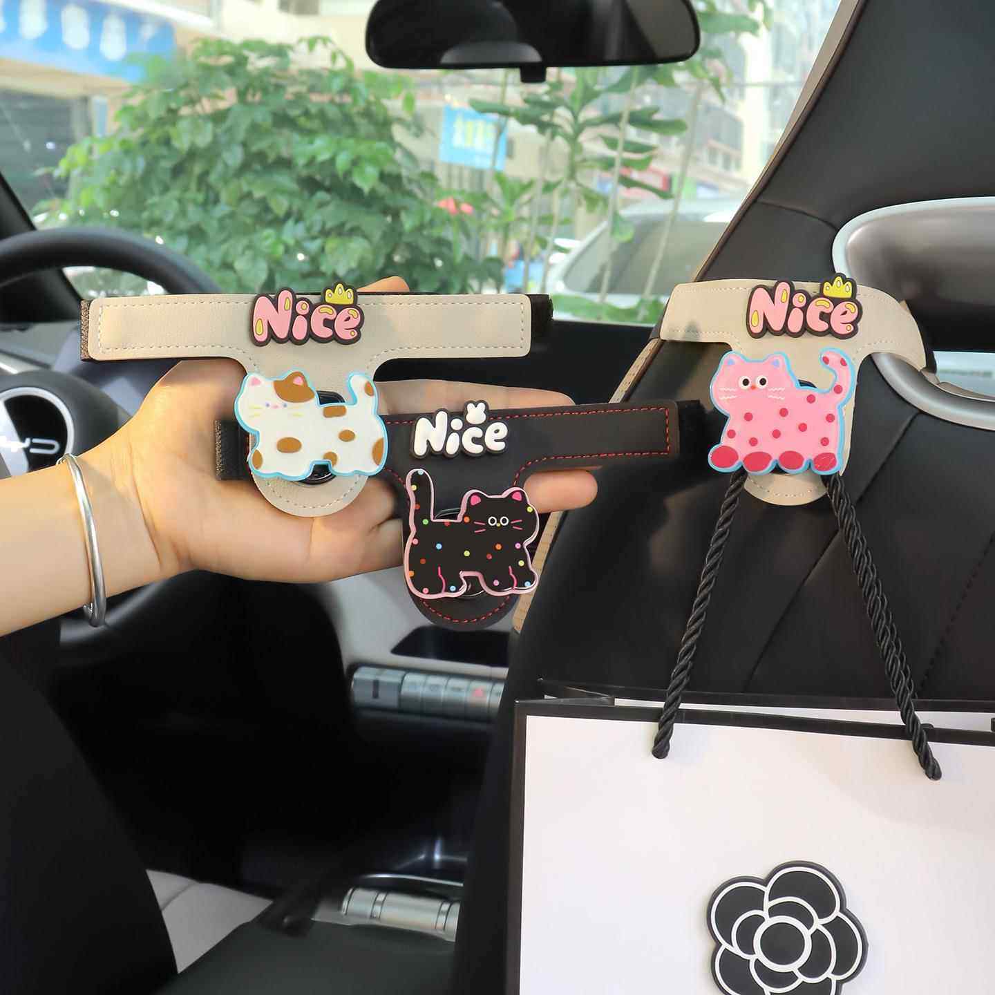 可爱猫咪汽车运动座椅挂钩隐藏式多功能椅背收纳推车载挂钩车内装,汽车用品/电子/清洗/改装,车用挂钩,淘宝优惠券,粉丝福利购,淘宝优惠卷