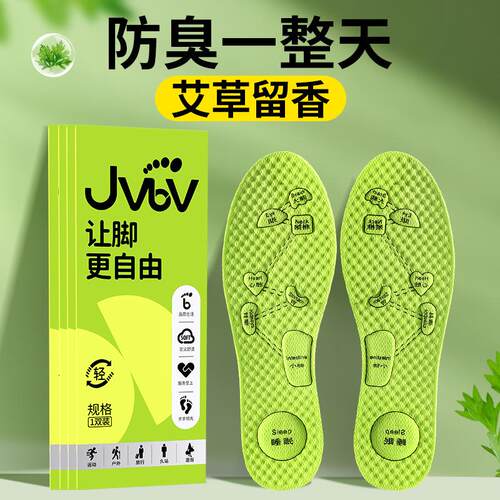 Artemisia Anti-Odor Insoles - Sweat-Absorbent, Breathable, D