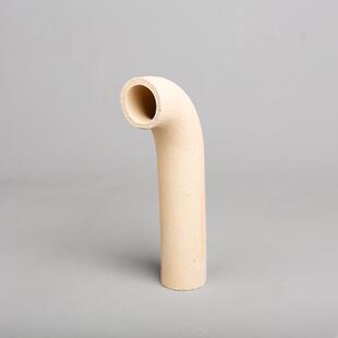 D25 单弯系列浇口陶瓷 D50树脂砂铸钢铸铁铸造用陶瓷浇厂家供应