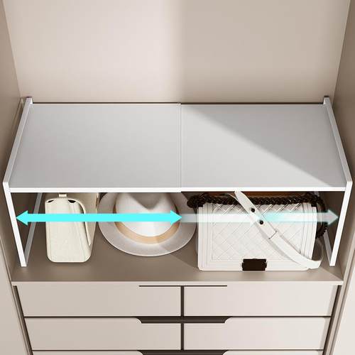 室衣柜分层隔板收纳可伸架缩柜子置物物LNF衣隔断衣橱分割卧东龙