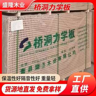 木门门芯隔音吸热桥洞力学板空芯刨花板隔音吸热空心刨花板现货