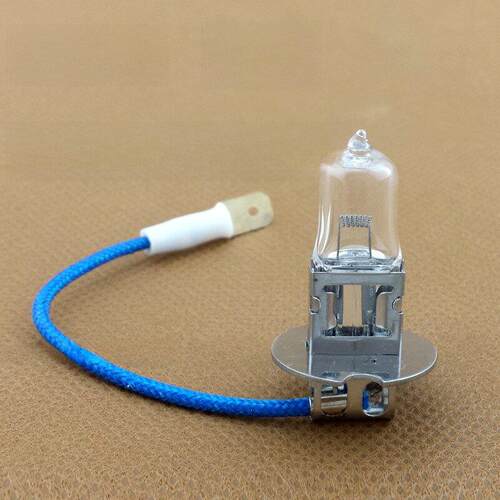 机床工作灯泡 卤钨灯珠带线灯珠 H3 24V 12V 55W 70W 100W卤素灯