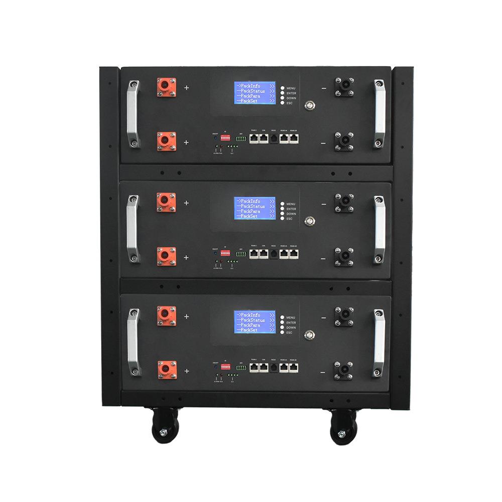 5kwh机架式堆叠磷酸铁锂电池 48V100AH太阳能光伏户用储能电池