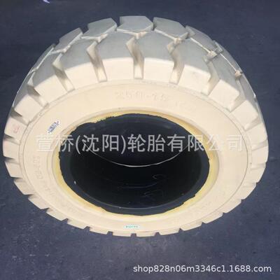 前进轮胎18×7-8/4.33 白色 环保轮胎 无痕轮胎 实心胎 ADVANCE