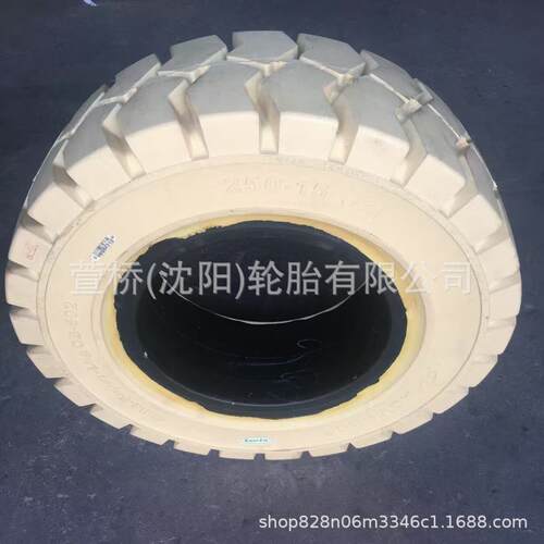 前进轮胎200/50-10/6.50 白色灰色绿色实心胎 ADVANCE