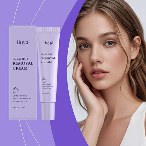HOYGI Facial Hair Removal Cream - Gentle facial hair removal