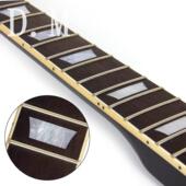 LP226弦亮品光颈黑色电吉他琴枫木玫HYX瑰指木板扇形音点电吉他琴