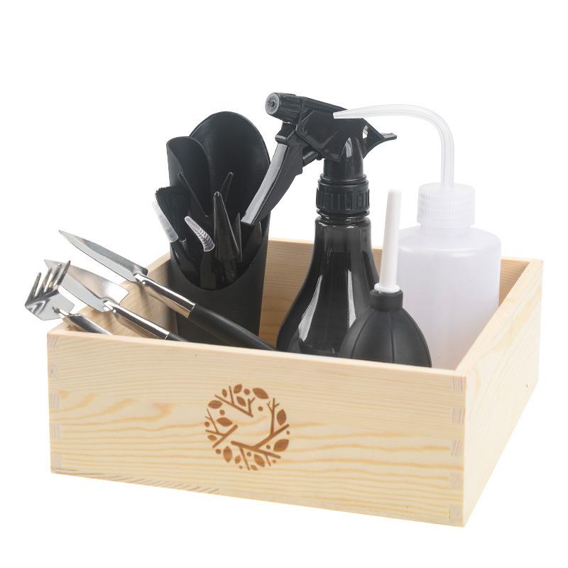 多肉植物园艺工具套装组合养花种菜迷你组合喷壶剪刀用品厂家
