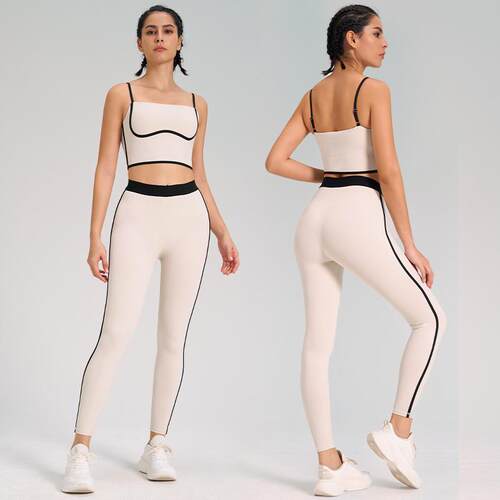 Sports yoga set, double-sided sandblasting, outdoor