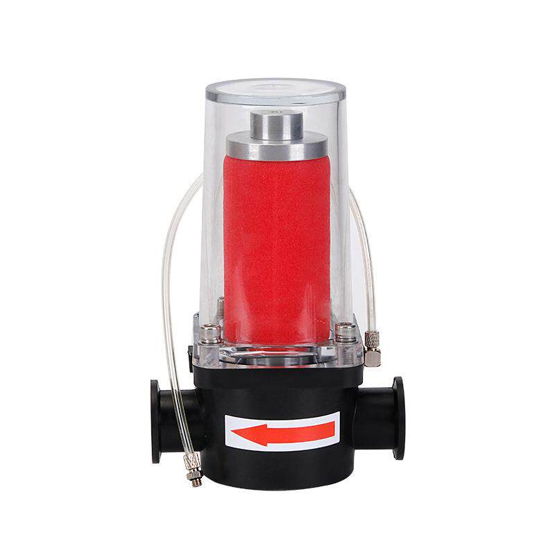 好凯德Hokaido旋片式真空泵用配件 汽车管式空气玻璃杯排气过滤器
