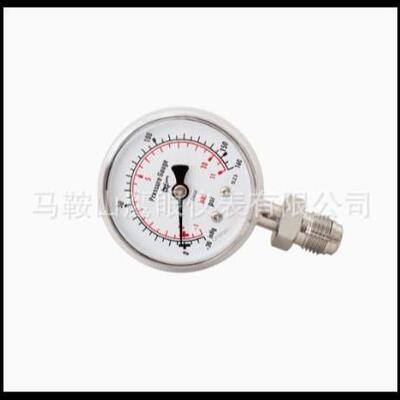 50MM 径向 BA级高纯VCR公螺纹UHP压力表 1.6FS