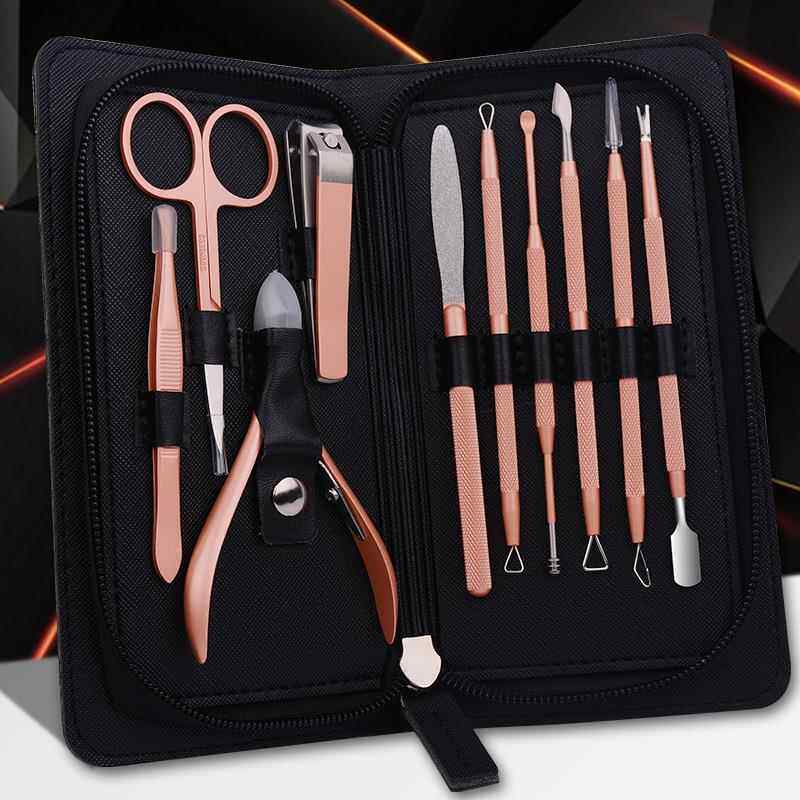 正品德国指甲刀套装炎家用修甲沟专业美甲工具包修嵌趾指甲钳剪男