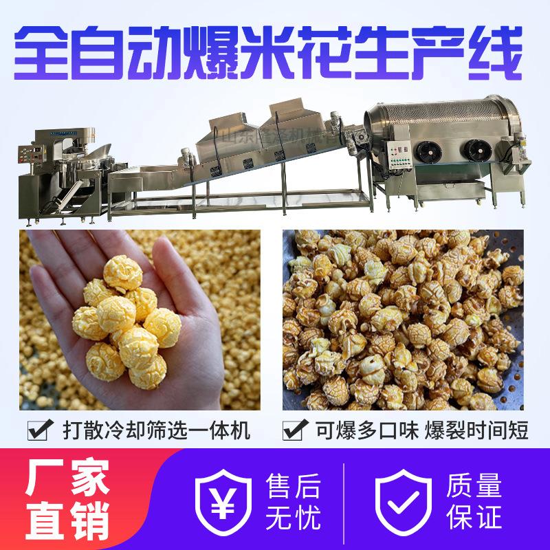 工业爆米花生产线筛选机 电磁爆休闲食品加工设备