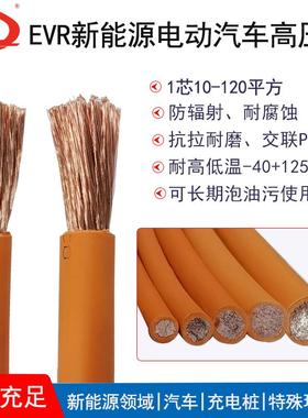 国标EV新能源汽车高压线EVR 25 35 50 70 95平方 RYJ无卤铜芯电线