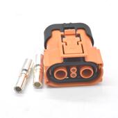 新能源汽车传大大电流防电流120A塑输胶外壳高压互2锁连接芯器矩