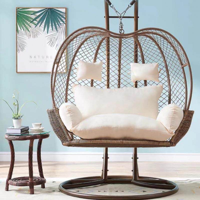 沙坐垫吊椅摇篮加厚椅式包藤吊床鸟靠垫双人发巢坐垫新款吊100410