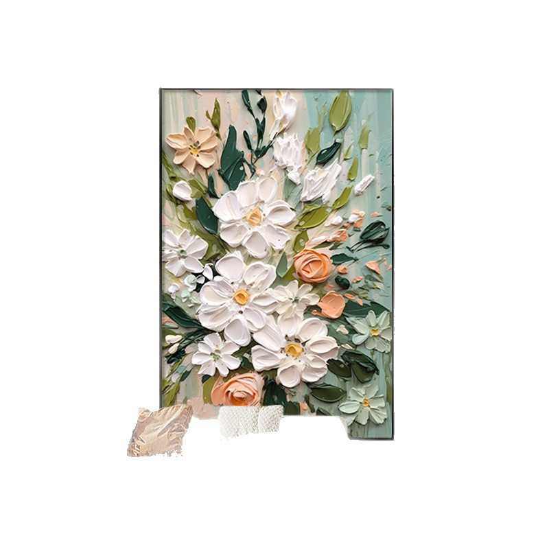 大芬村挂画落地画奶油风客厅装饰画花卉玄关挂画沙发后背景墙壁画,家居饰品,现代装饰画,淘宝优惠券,粉丝福利购,淘宝优惠卷