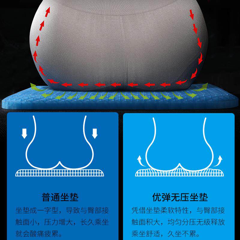 汽车坐垫夏季凉垫四季通用垫子透气夏凉用品货车通用座椅冰丝座垫