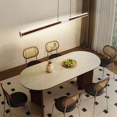 新款意式厅宿长线条吊灯办公桌饭店书餐房民茶室588客厅全光谱吊