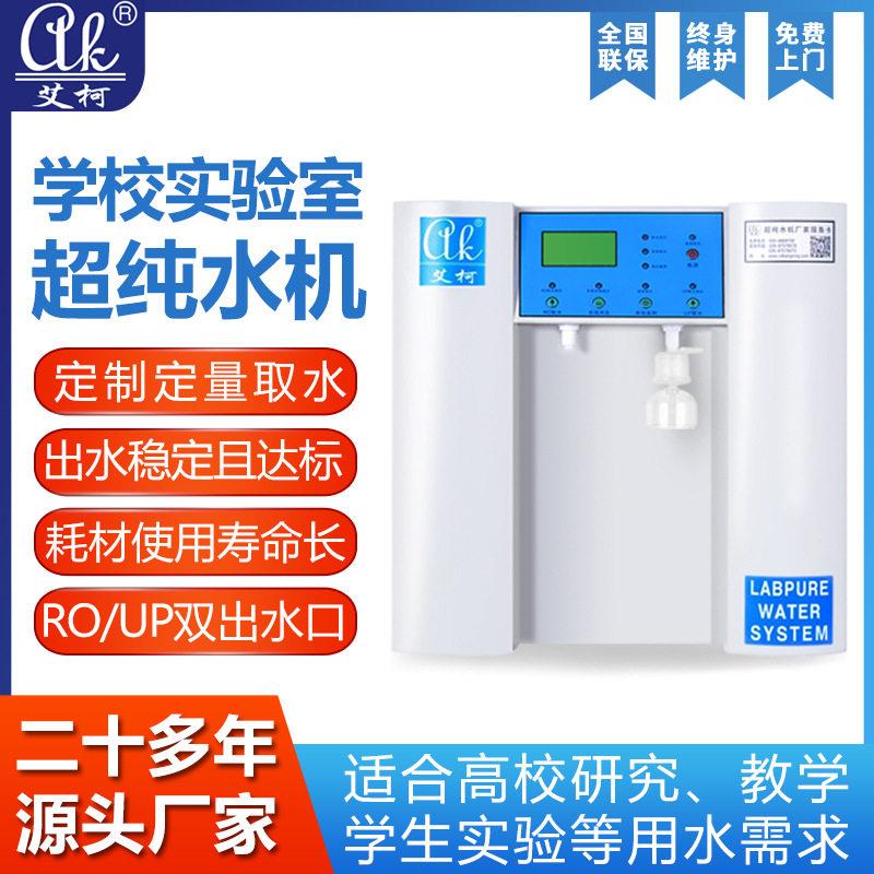 质检级实验室超纯水机艾柯小型4L/H\~100L/H化学实验一级水
