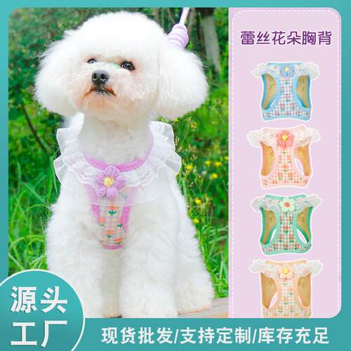 猫咪牵引绳防挣脱遛猫绳狗狗胸背带背心式狗链子宠物外出拴猫绳子