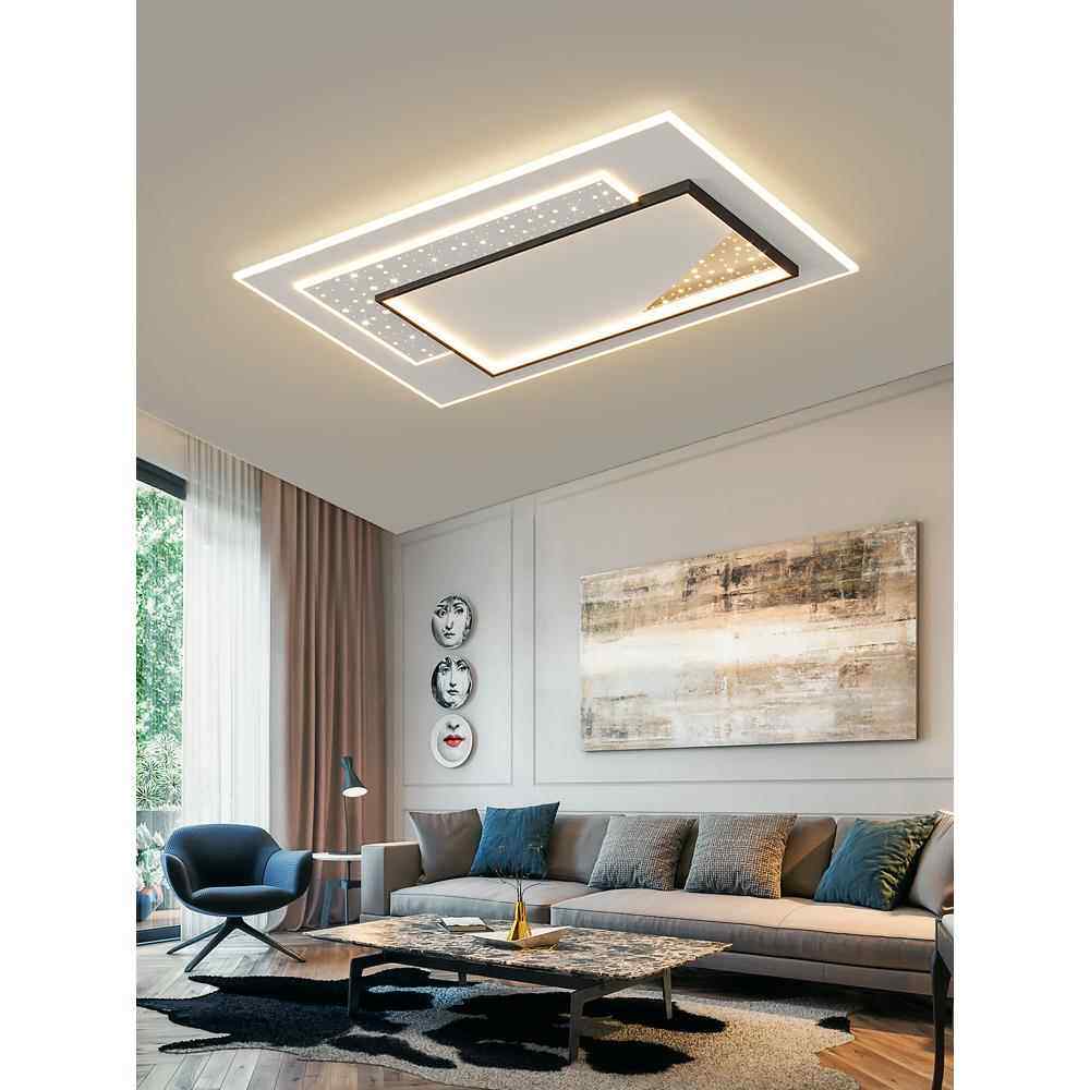 2023流行客厅灯简约现代大气新款感大灯北欧风卧室吸顶灯圆形