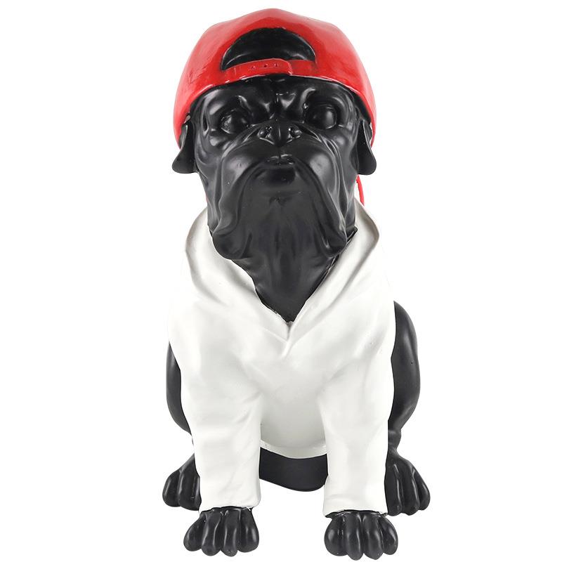 艺术摆件现代卡通动物犬雕塑软装饰品门店前台客厅样板房展厅摆设图片