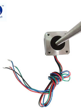 NEMA17 42mm 机身34mm 1.8度 4根线 直线步进电机 丝杠电机