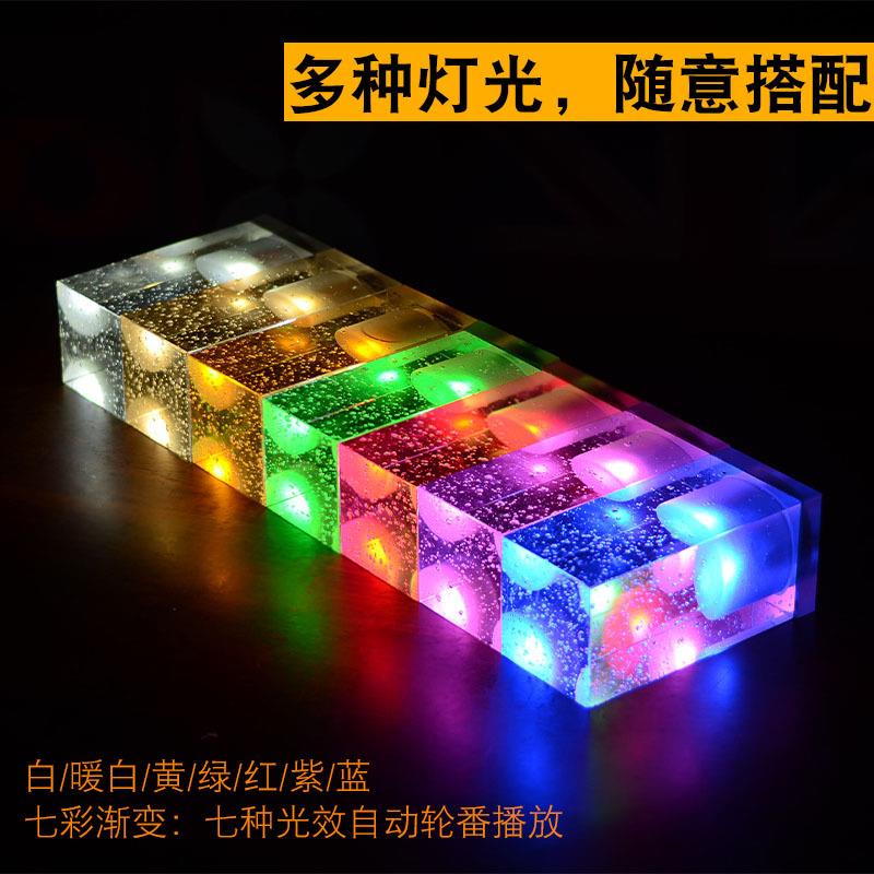 酒吧清吧台灯led充电水晶灯创意个性餐厅KTV氛围小夜灯装饰