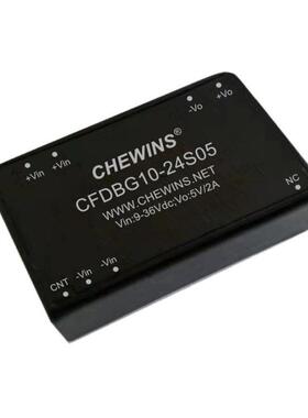 CFDBG10-24S12 DC-DC电源模块9-36V输入24V转12V输出10W隔离3000V