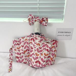 太阳伞防晒防紫外线五折遮阳伞晴雨两用女生高级伞全自动晴雨伞