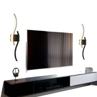 新款异形壁灯客厅沙发电视背景墙格栅条状灯卧室床头壁灯房间装饰