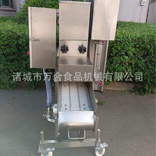 全自动小型地瓜丸上糠机商用面包虾上浆裹糠流水线糍粑裹糠机设备