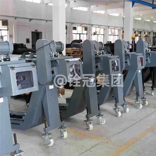 机板排屑碎屑箱输送排削刮机带反冲滚KQS筒过滤水排屑机普拉迪排