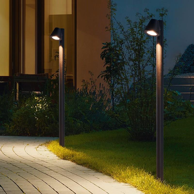 太阳能户外庭院灯接电可旋转草坪灯室外落地露台灯院子花园景观灯