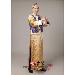 正品古装朝贝勒阿哥服装成地主爷王爷员外年会话清剧舞台人演出少