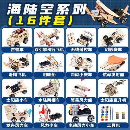 儿童科学实验套装小学生幼儿园diy手工科技小制作实验套玩具