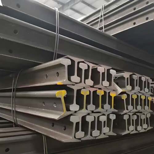 现货轨道钢钢轨厂家现货8公斤12kg轻轨Qu100起重轨9#矿工钢轨