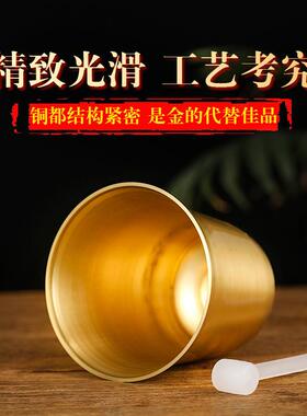 新款铜钟风铃摆件铜铃光面挂钟家用工艺品大门挂件客厅家居装饰品