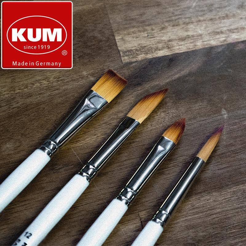 KUM库姆 BRUSH记忆点系列油画水粉画丙烯画笔刷油画笔水彩画笔
