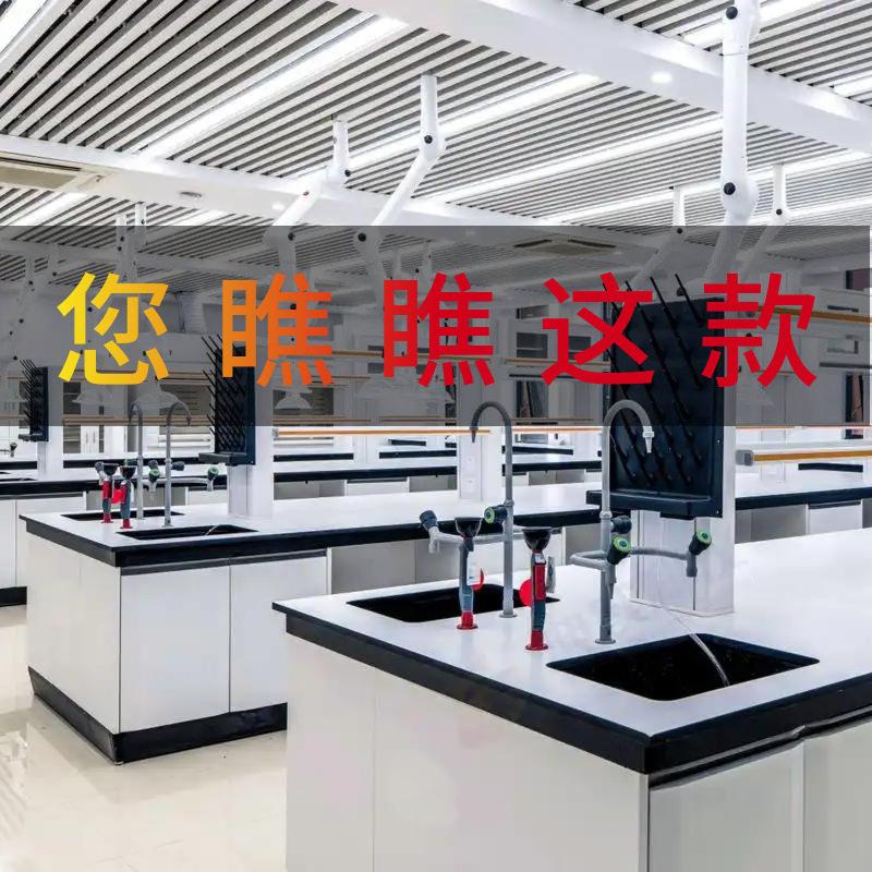 实验室边台台试验桌钢木全钢PP通风中央操作试剂防腐酸学校