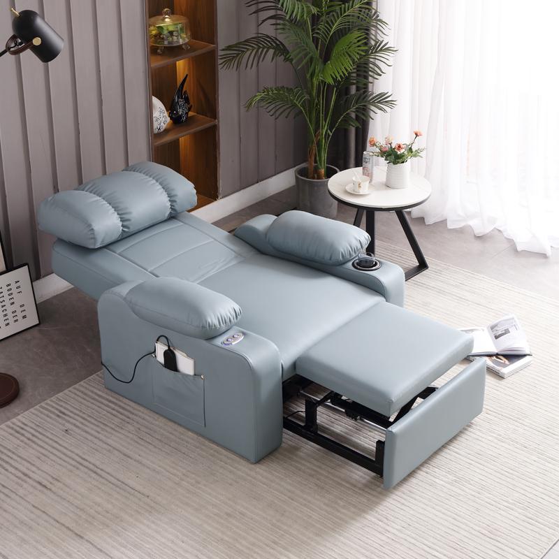 X6RO多功能电动单人沙发床两用老人家用阳台会所贵妃躺椅小户