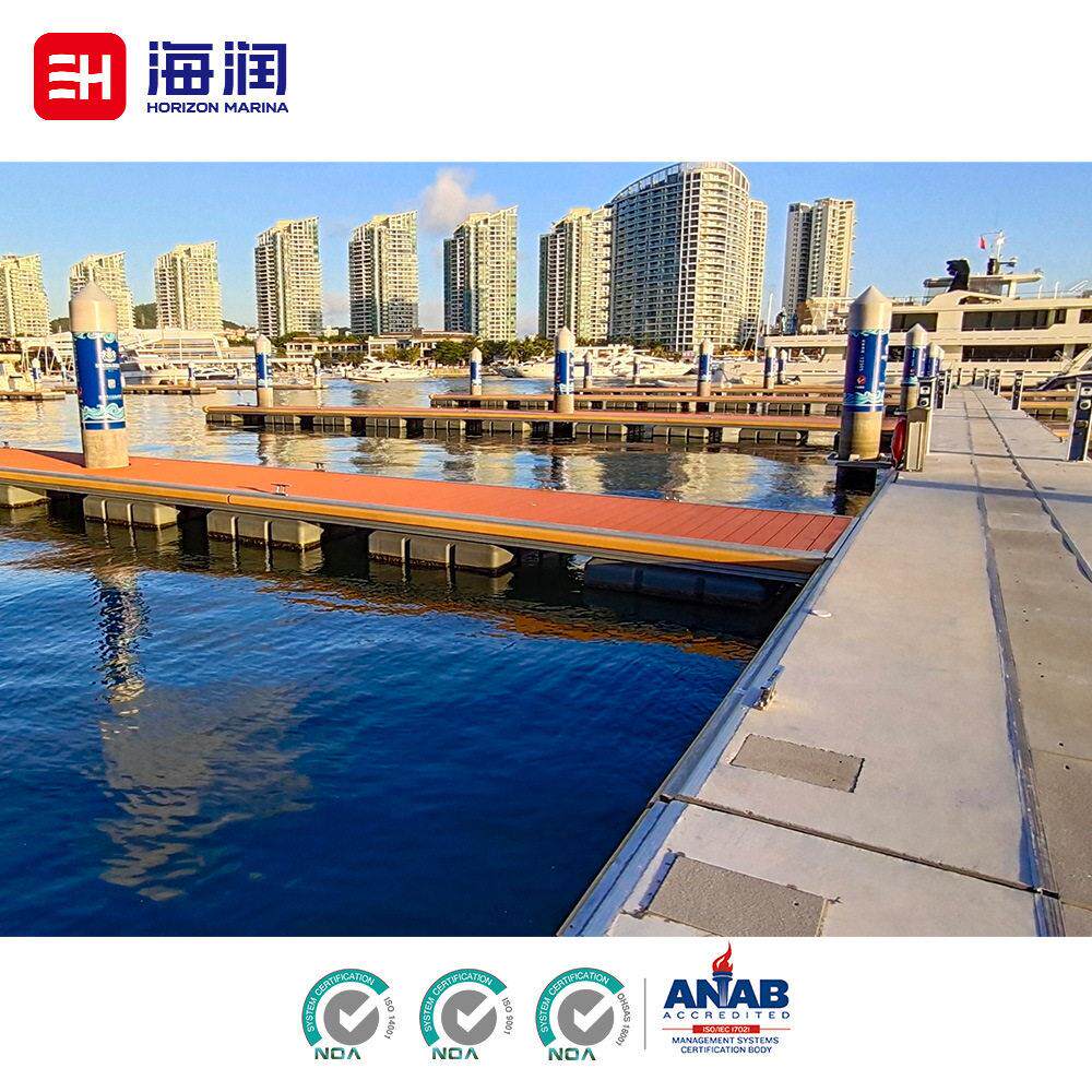 混凝土海洋浮码头结构海润直供质量码头水上房屋一站式方案