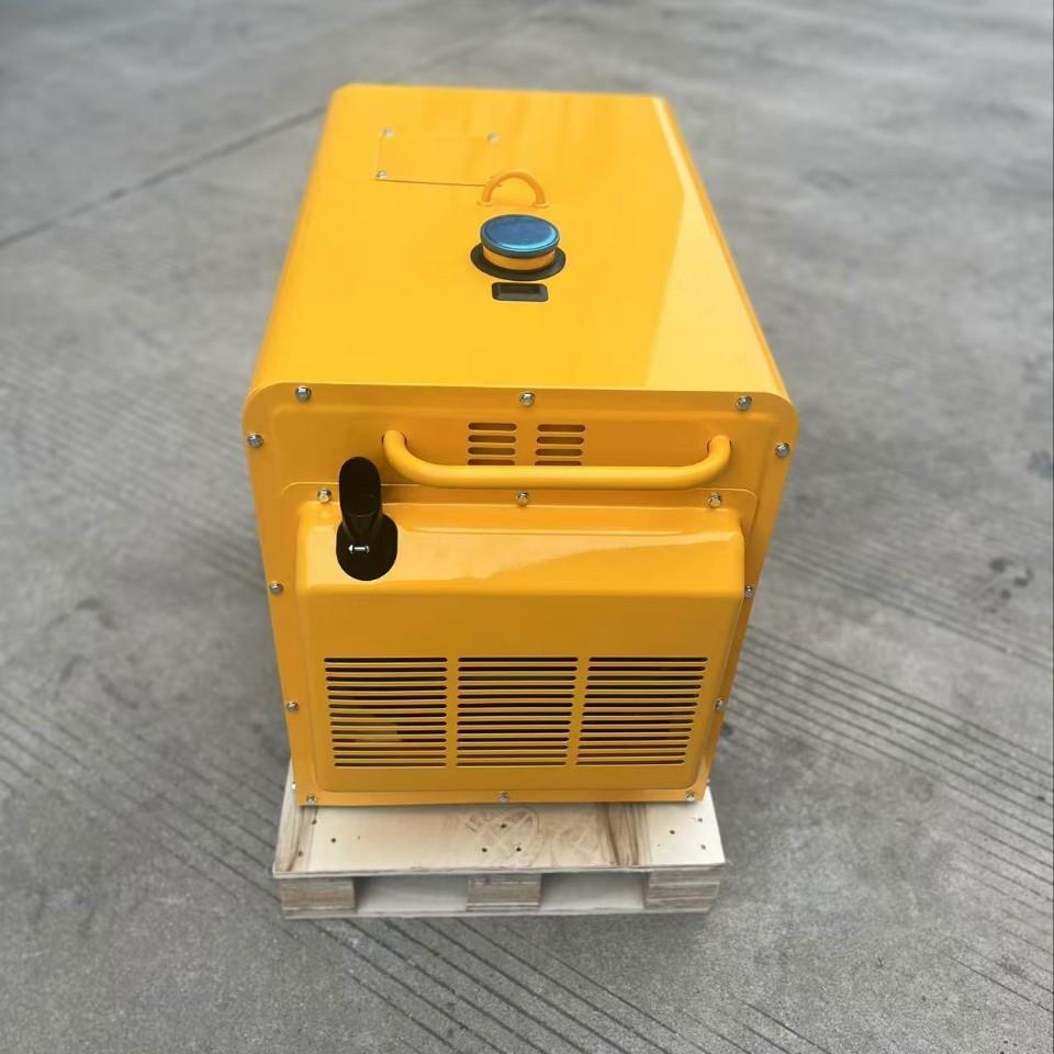 柴缸风冷单四冲程汽油发K电机4冲5KW柴油程5W油发动机发电机组