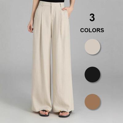 Women Color Straight Leg Pants Casual Moderate Thickness