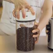 ll电动抽真空玻璃密封罐食品级茶叶咖啡豆罐子奶粉储存瓶防潮保鲜